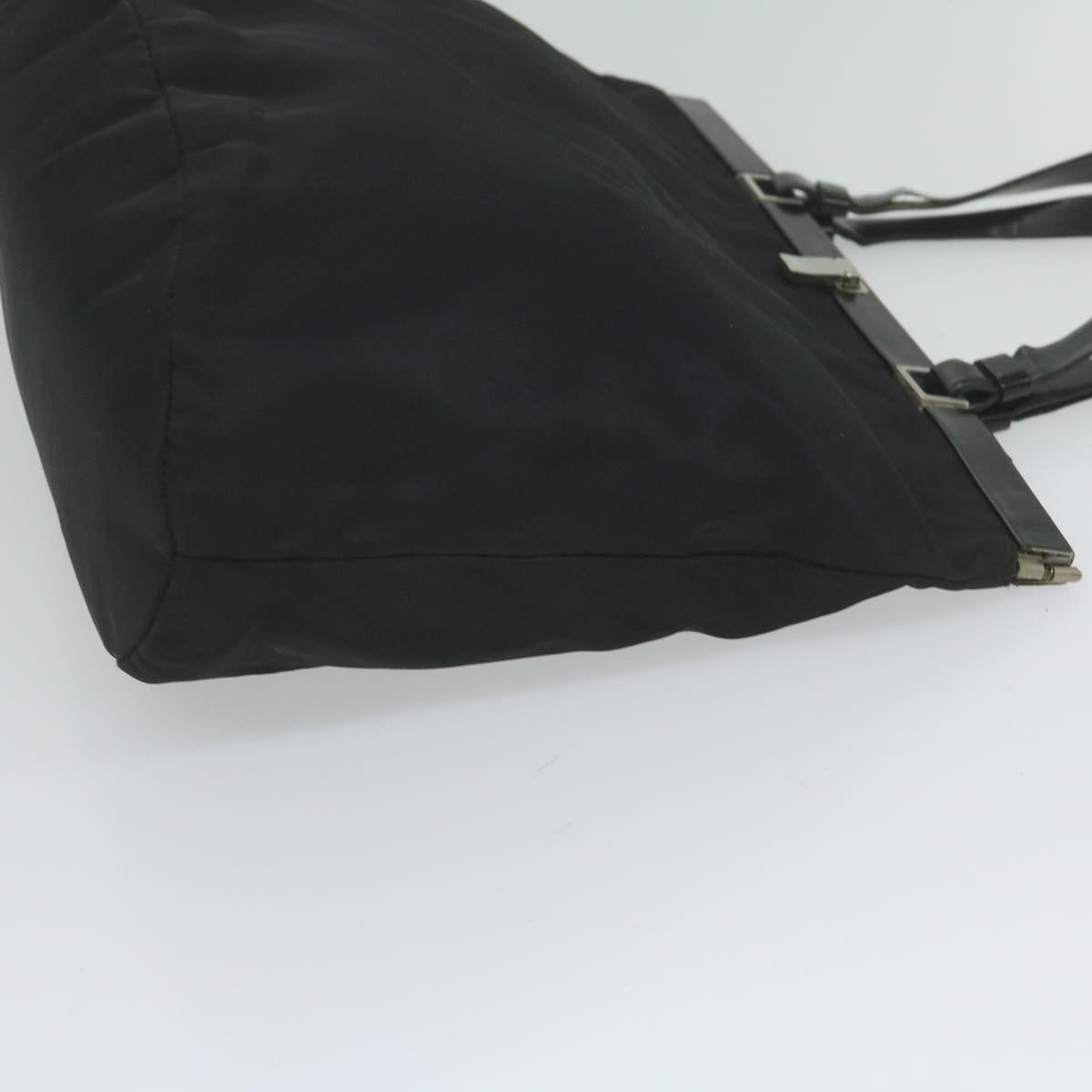 PRADA Hand Bag Nylon Black  61632