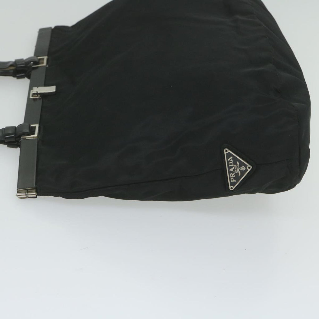 PRADA Hand Bag Nylon Black  61632