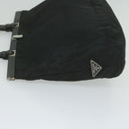 PRADA Hand Bag Nylon Black  61632