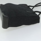 PRADA Tote Bag Wool Black  61633