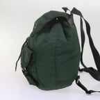 PRADA Backpack Nylon Green  61636