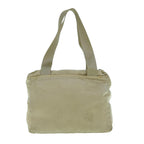 PRADA Tote Bag Nylon Cream  61638