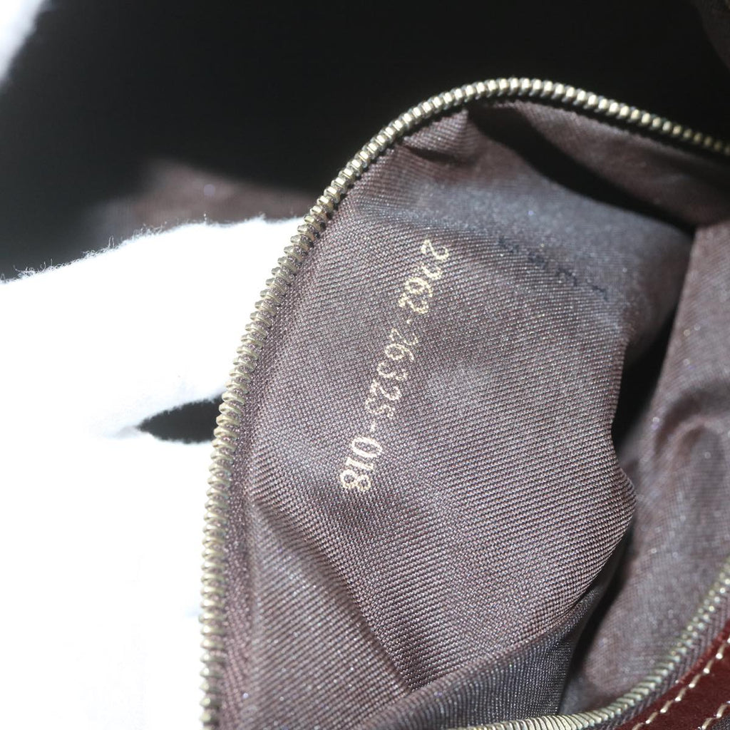 FENDI Zucchino Canvas Mamma Baguette Shoulder Bag Coated Canvas Brown61639