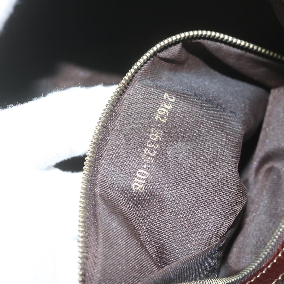 FENDI Zucchino Canvas Mamma Baguette Shoulder Bag Coated Canvas Brown61639