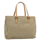 FENDI Zucchino Canvas Hand Bag Beige61641