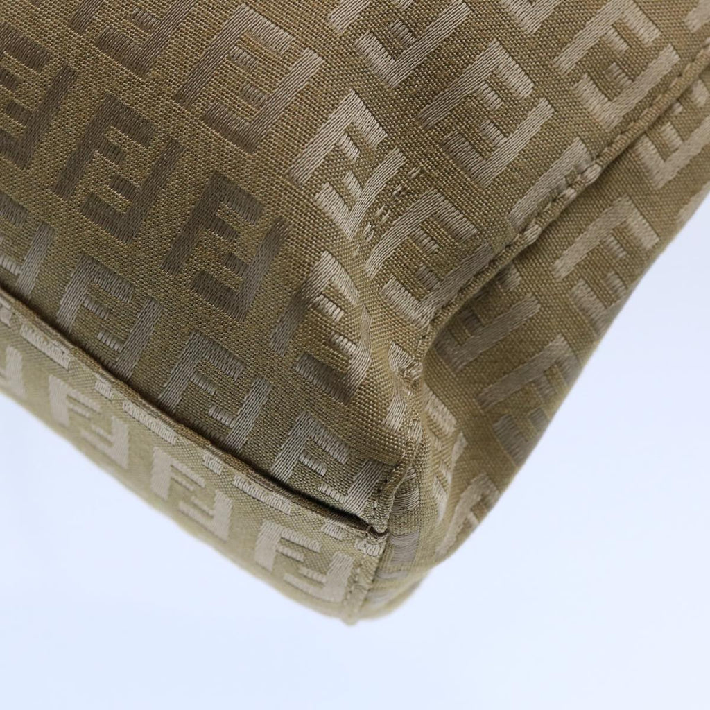 FENDI Zucchino Canvas Hand Bag Beige61641