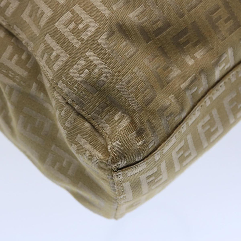FENDI Zucchino Canvas Hand Bag Beige61641