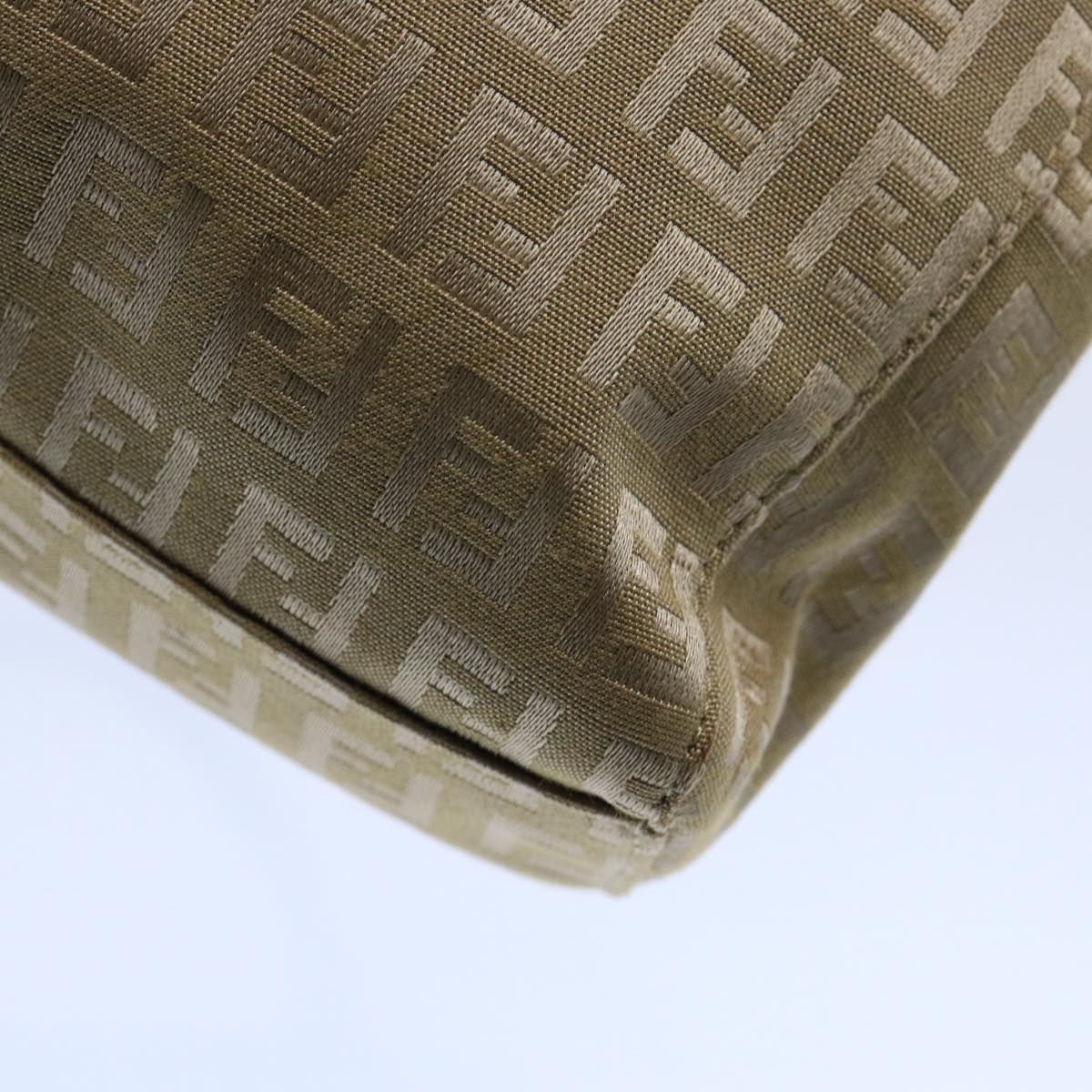 FENDI Zucchino Canvas Hand Bag Beige61641