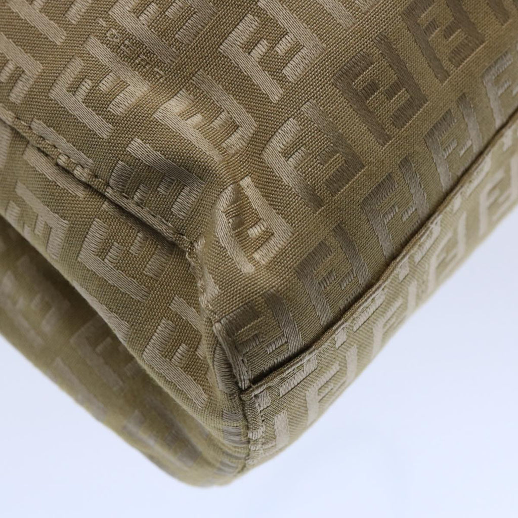 FENDI Zucchino Canvas Hand Bag Beige61641