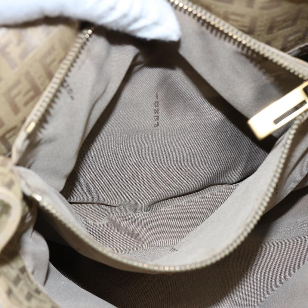 FENDI Zucchino Canvas Hand Bag Beige61641