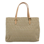 FENDI Zucchino Canvas Hand Bag Beige61641