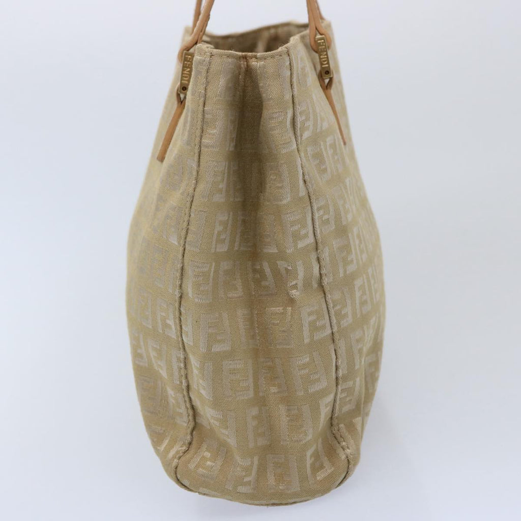 FENDI Zucchino Canvas Hand Bag Beige61641