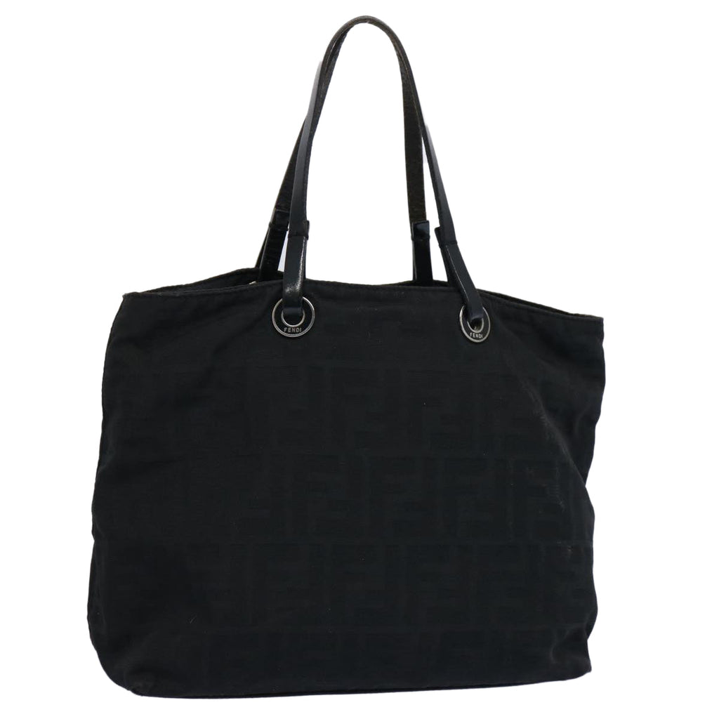FENDI Zucca Canvas Hand Bag Black61642