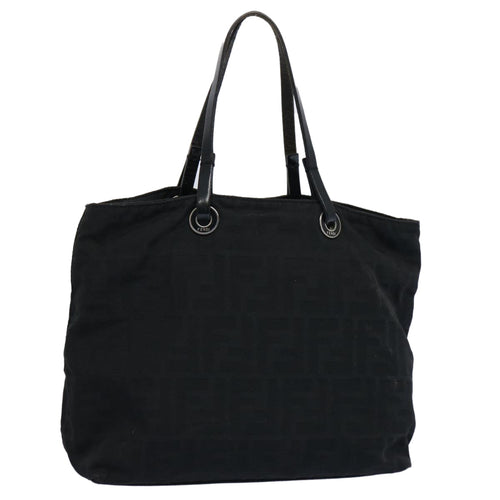 FENDI Zucca Canvas Hand Bag Black61642