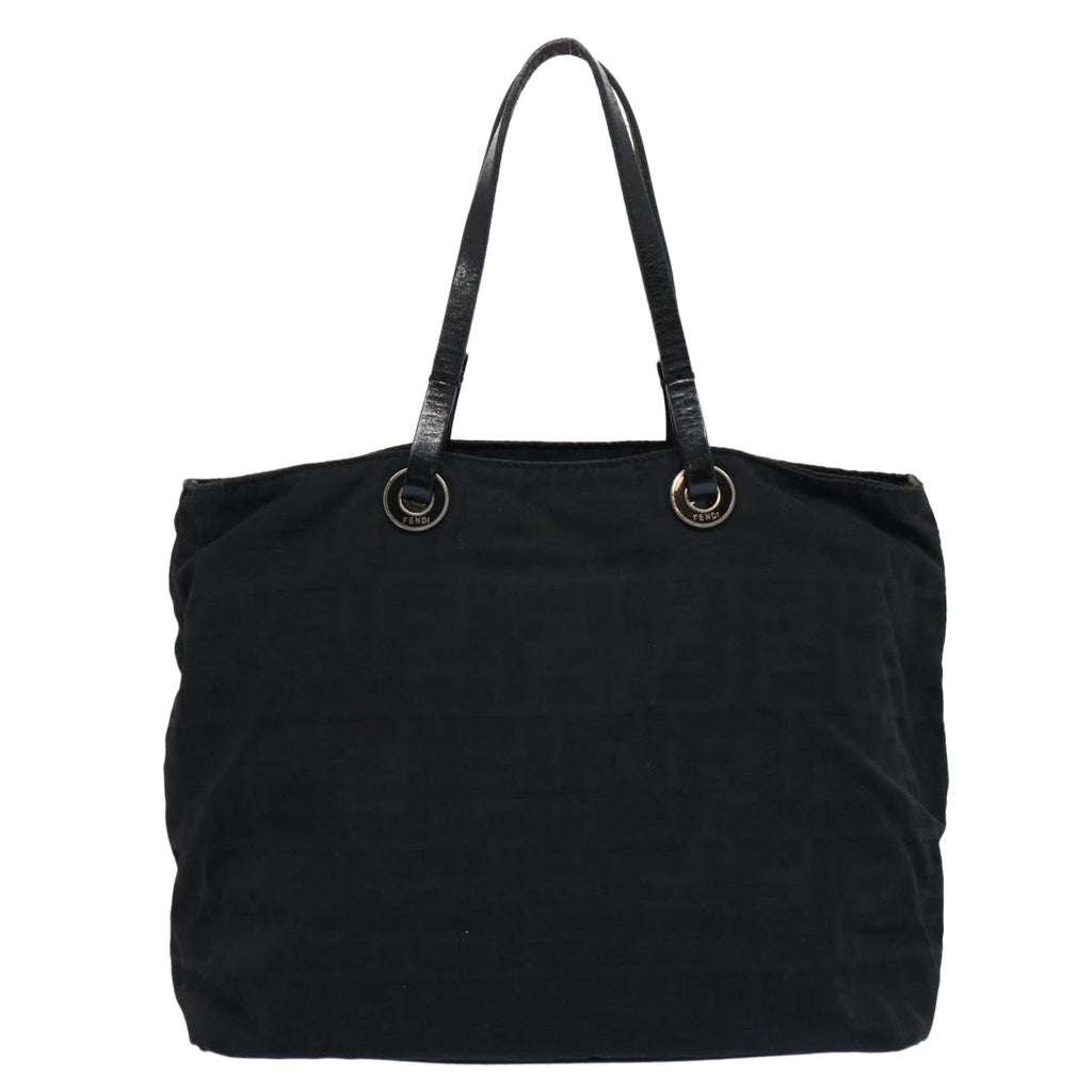 FENDI Zucca Canvas Hand Bag Black61642