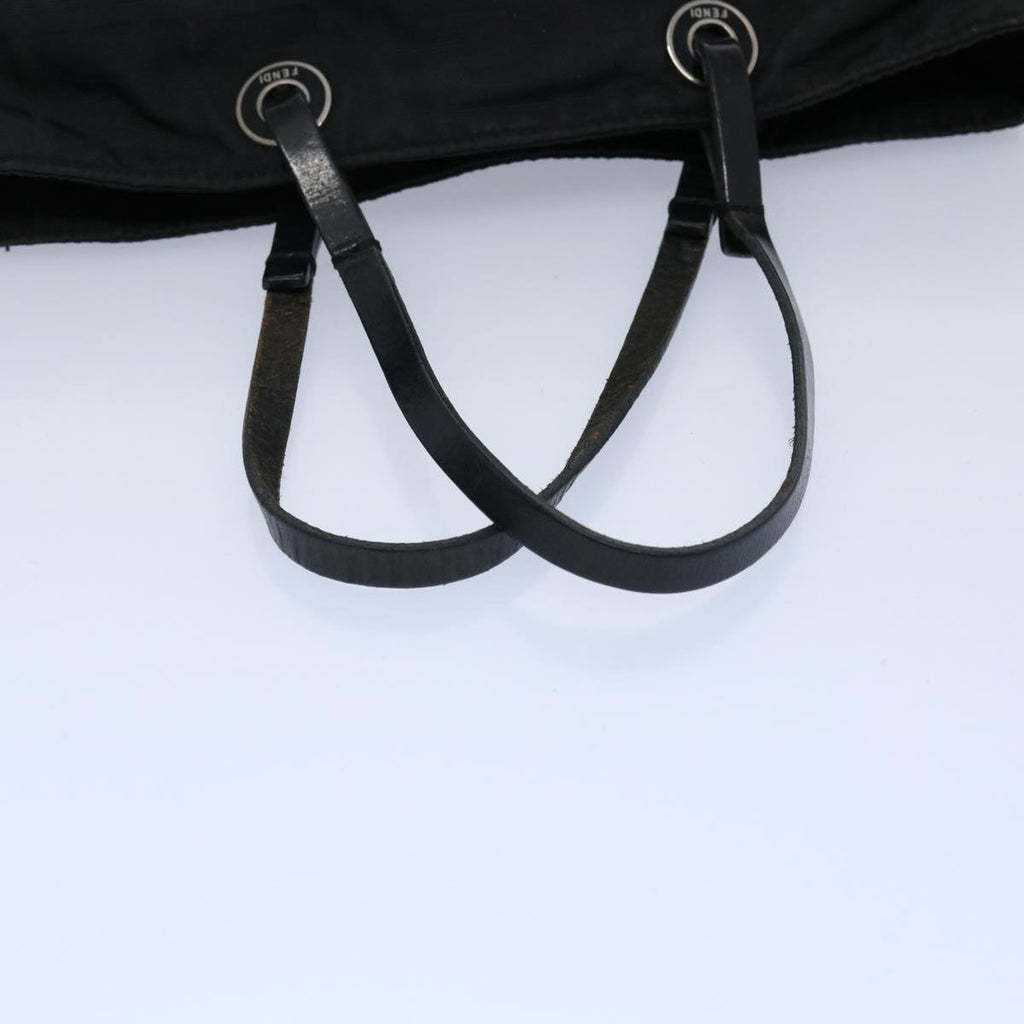 FENDI Zucca Canvas Hand Bag Black61642