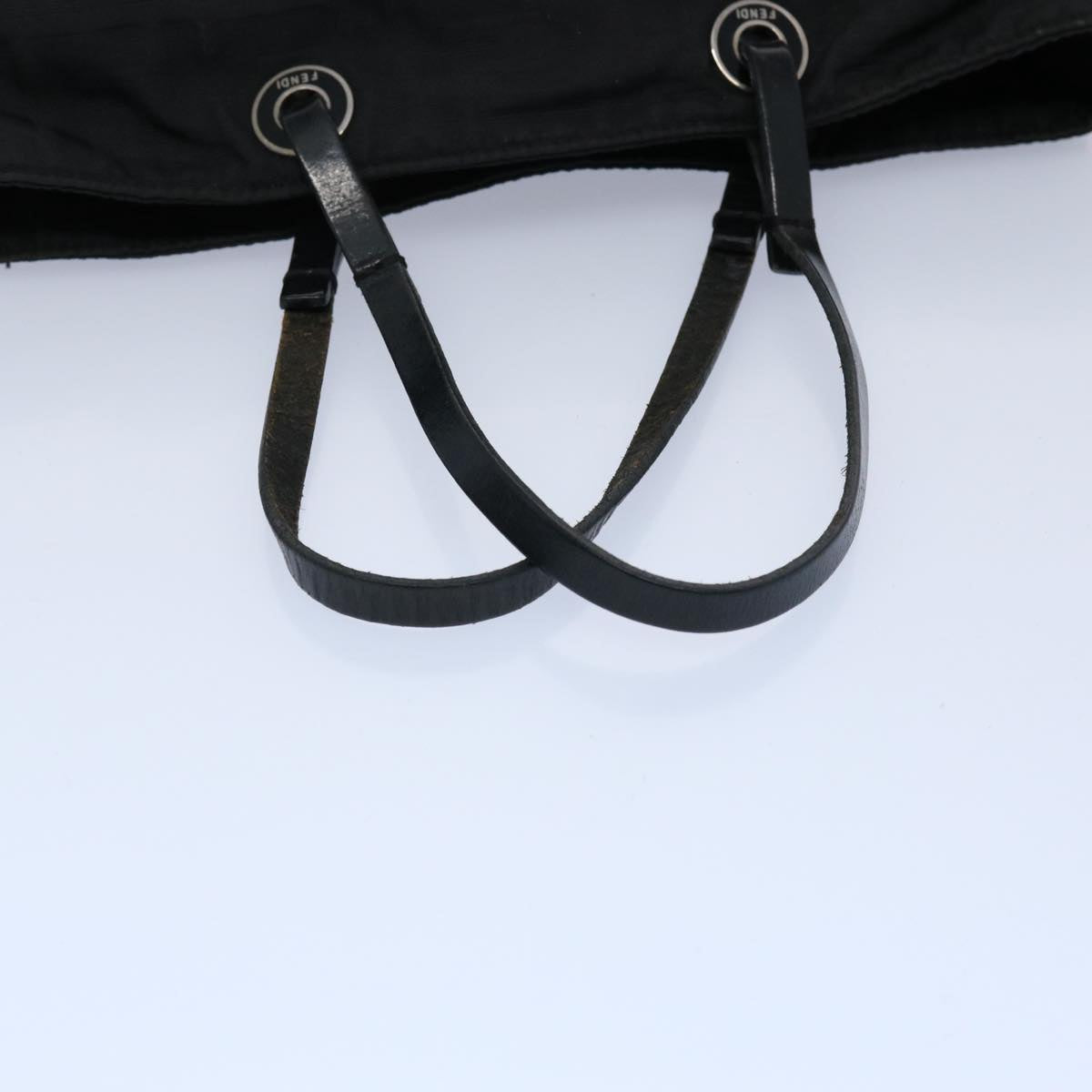 FENDI Zucca Canvas Hand Bag Black61642