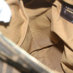 FENDI Zucca Canvas Shoulder Bag Black Brown61645