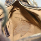 FENDI Zucca Canvas Shoulder Bag Black Brown61645