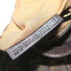 FENDI Zucca Canvas Shoulder Bag Black Brown61645