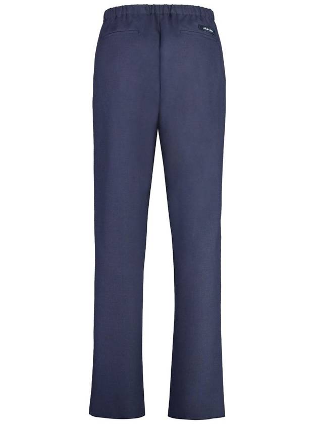 Fendi Wool Trousers Slacks Blue