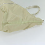 PRADA Tote Bag Nylon Cream  61708