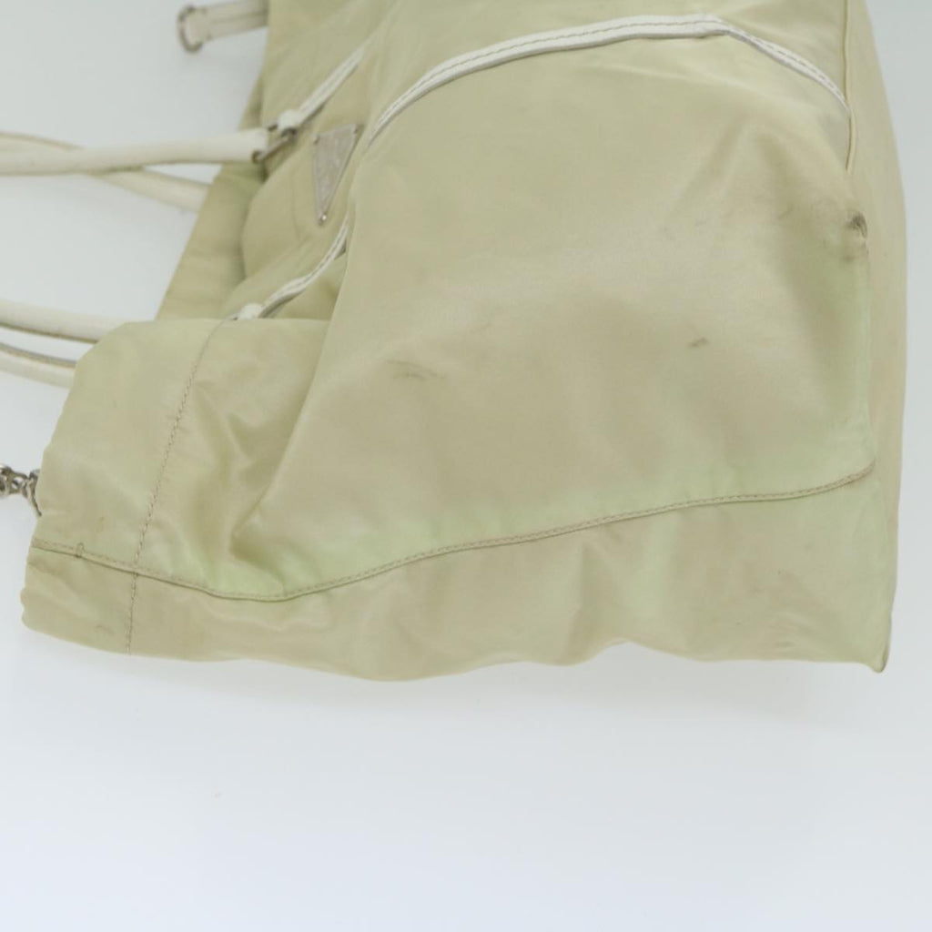 PRADA Tote Bag Nylon Cream  61708