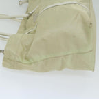 PRADA Tote Bag Nylon Cream  61708