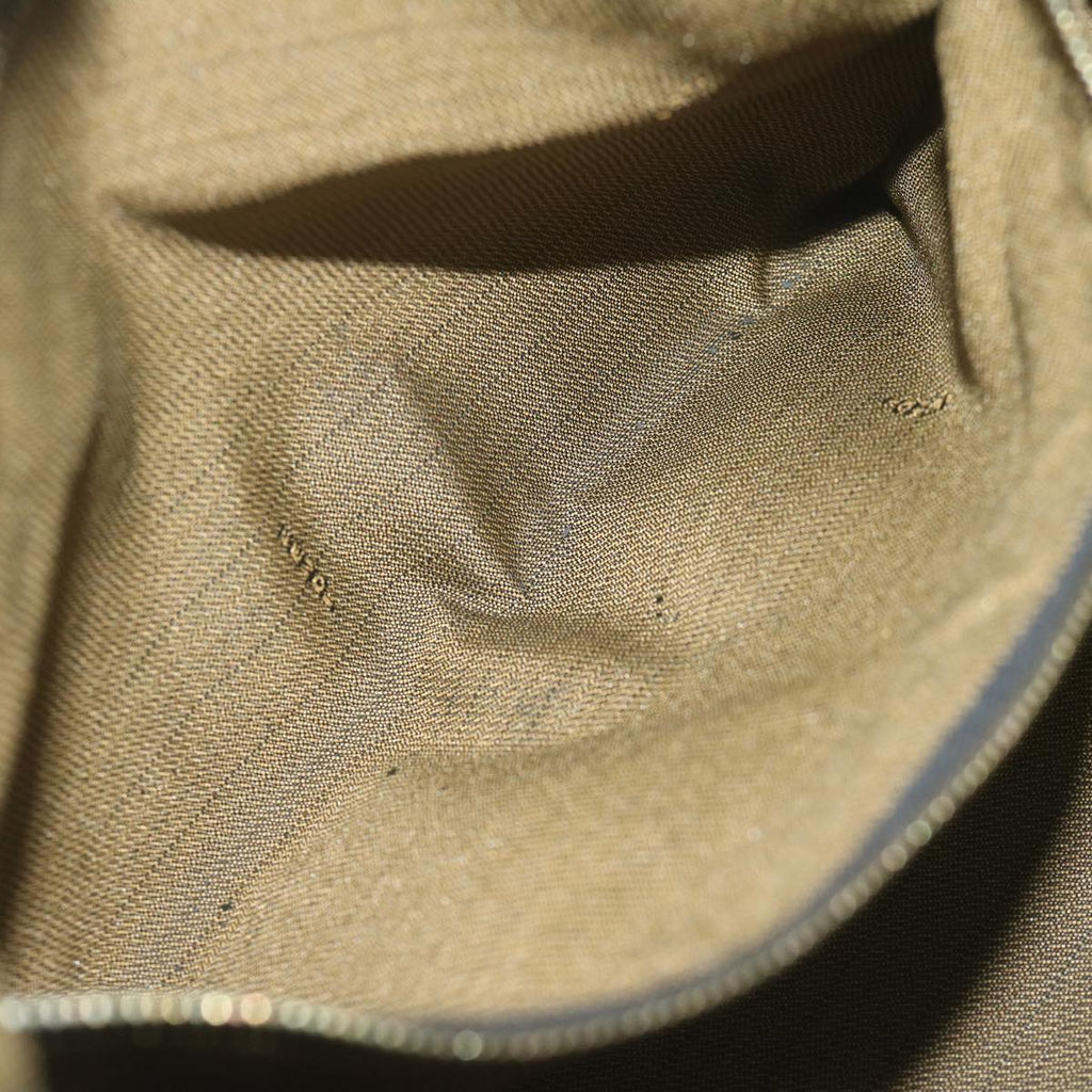 FENDI Zucca Canvas Vanity Cosmetic Pouch Black Brown61795