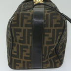 FENDI Zucca Canvas Vanity Cosmetic Pouch Black Brown61795