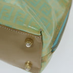 FENDI Zucchino Canvas Hand Bag Enamel Light Blue61798