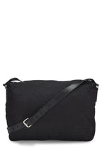 Fendi,  Black Zucchino Nylon Messenger Bag, Black