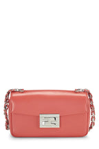 Fendi,  Pink Nappa Leather Be Baguette Mini, Pink