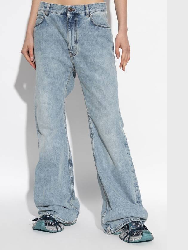 Balenciaga flare denim jeans blue