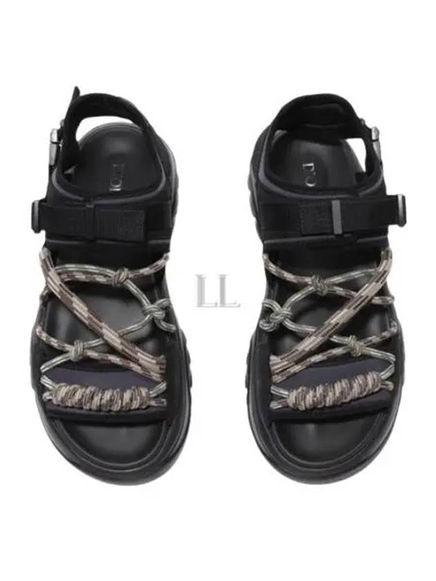 H Town Sandals Black Dior