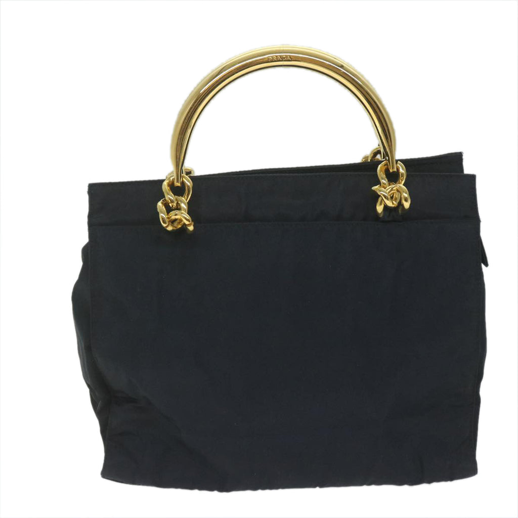 PRADA Hand Bag Nylon Navy  61835