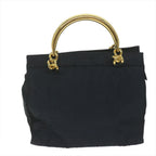 PRADA Hand Bag Nylon Navy  61835
