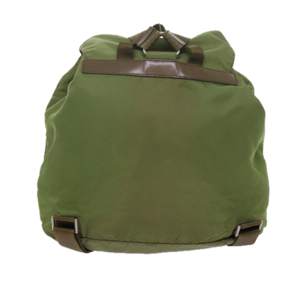 PRADA Backpack Nylon Khaki  61837