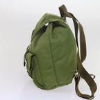 PRADA Backpack Nylon Khaki  61837
