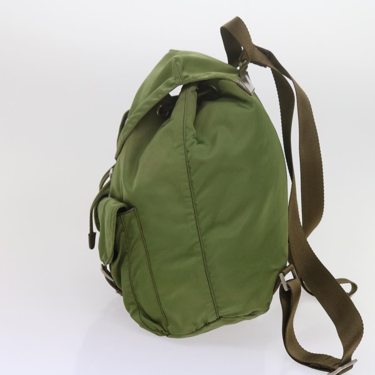 PRADA Backpack Nylon Khaki  61837