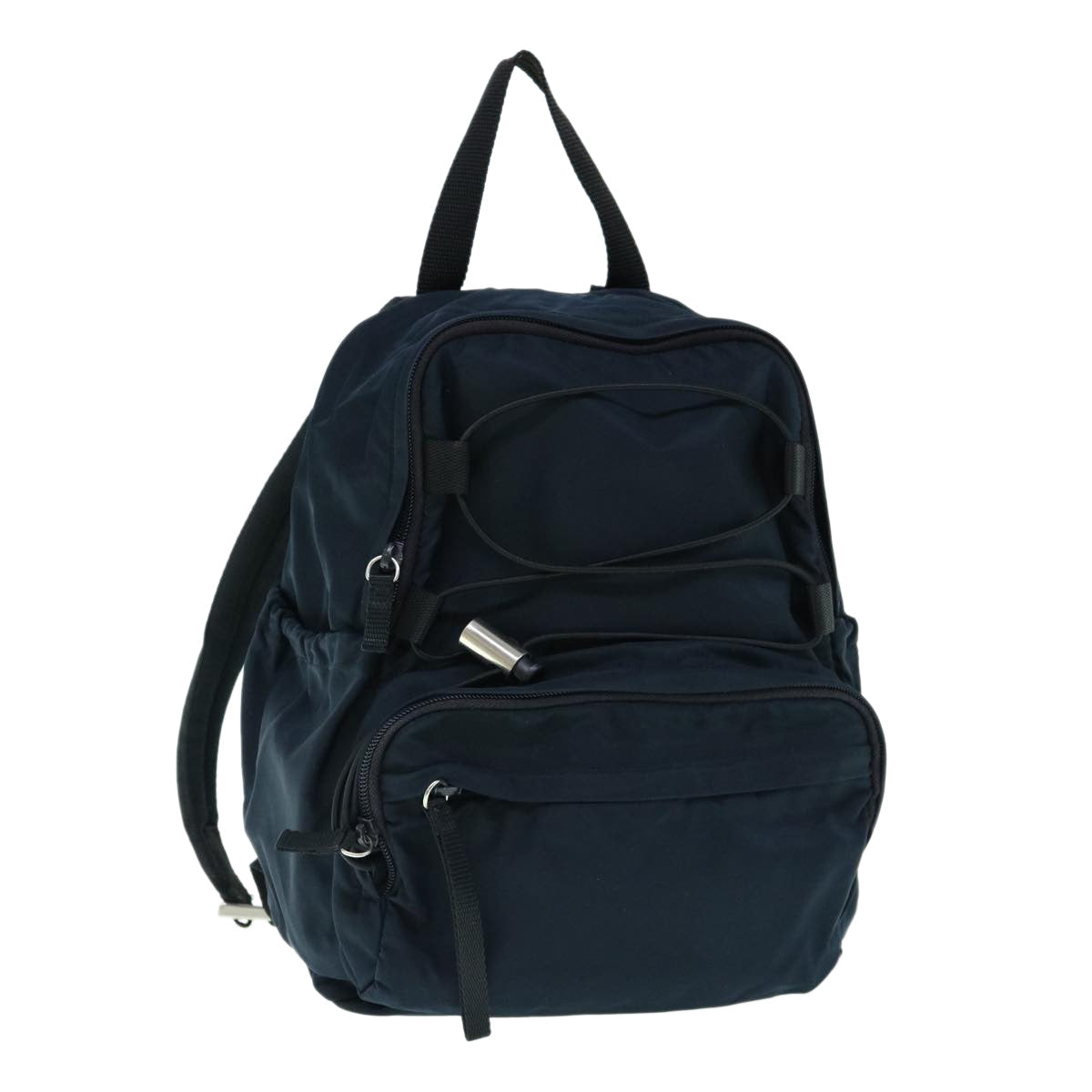 PRADA Backpack Nylon Navy  61882