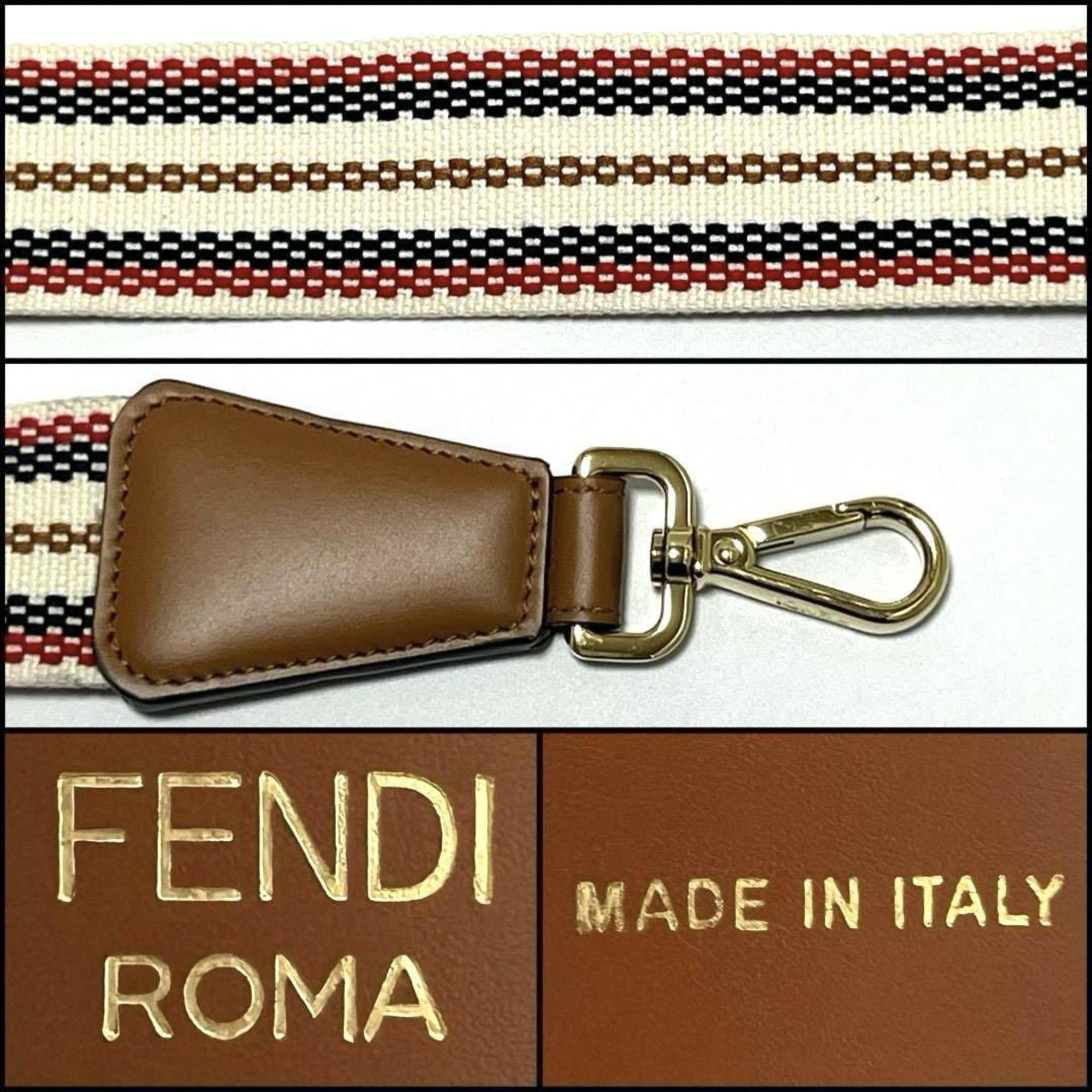 Fendi Canvas Leather Strap ()