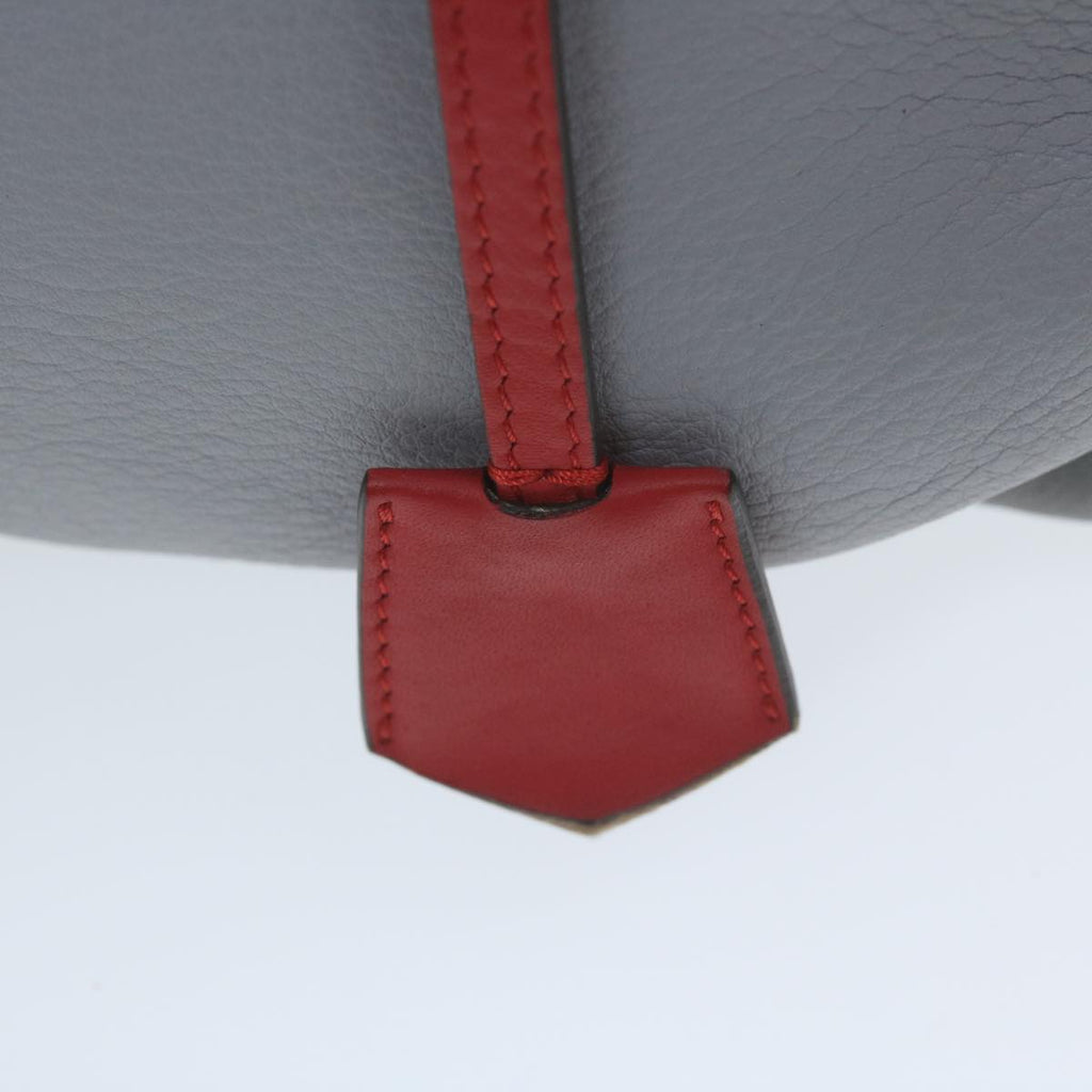 FENDI By The Way Shoulder Bag Leather Gray61939