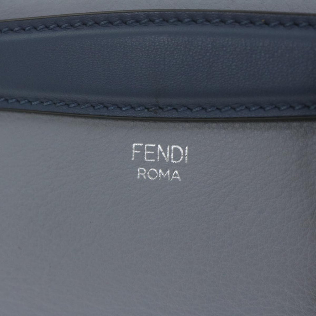FENDI By The Way Shoulder Bag Leather Gray61939