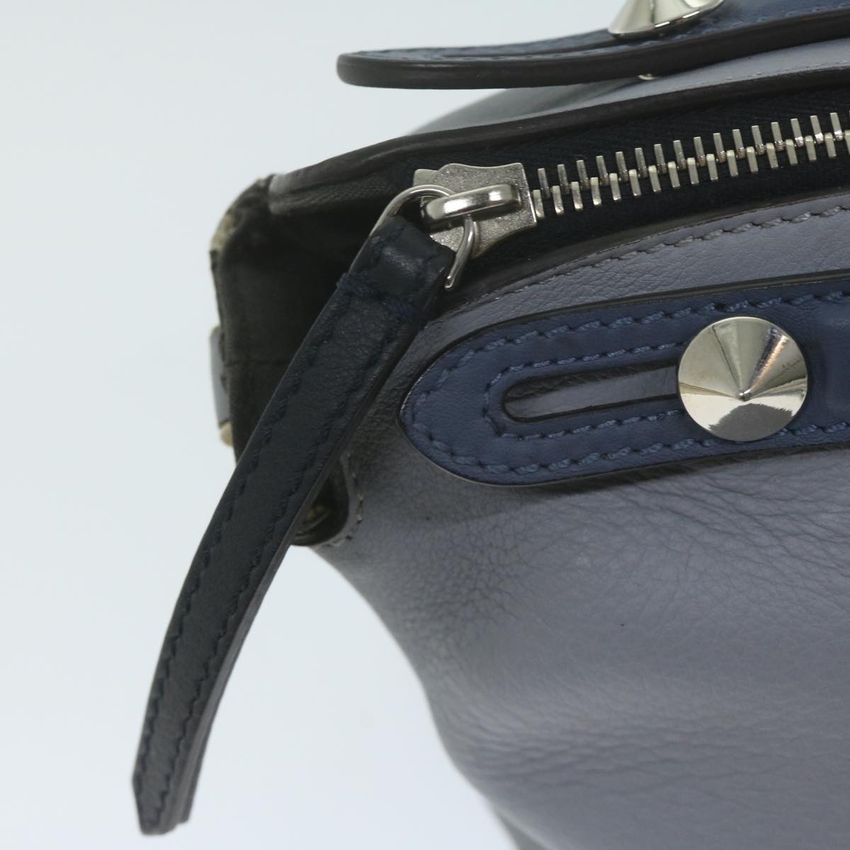 FENDI By The Way Shoulder Bag Leather Gray61939