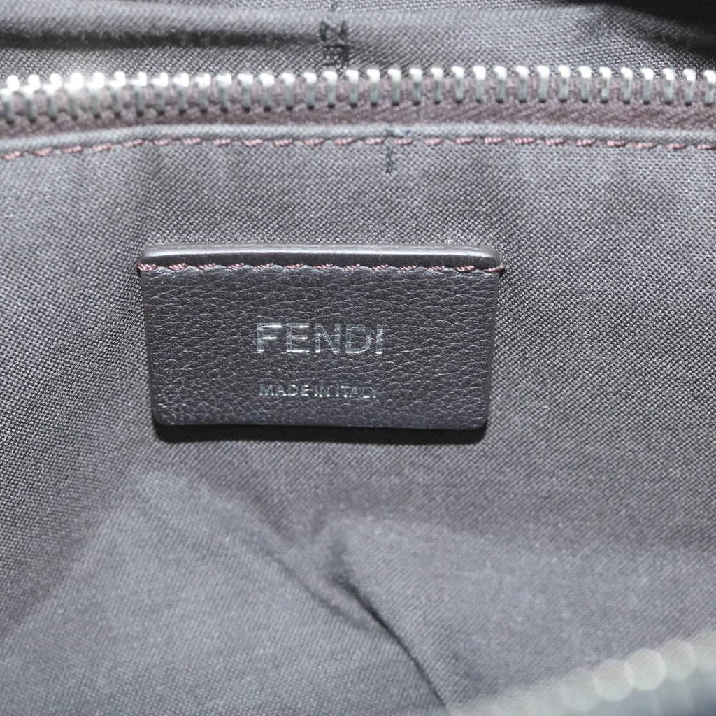 FENDI By The Way Shoulder Bag Leather Gray61939