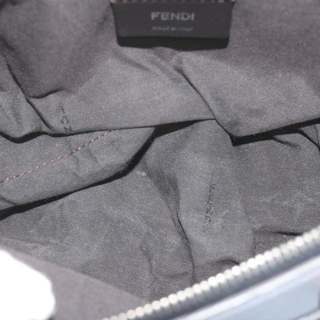 FENDI By The Way Shoulder Bag Leather Gray61939