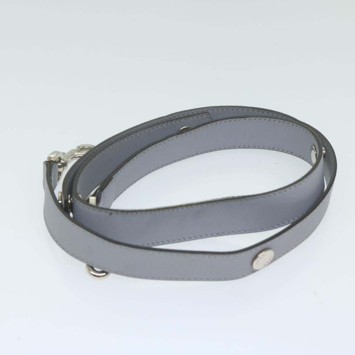 FENDI By The Way Shoulder Bag Leather Gray61939