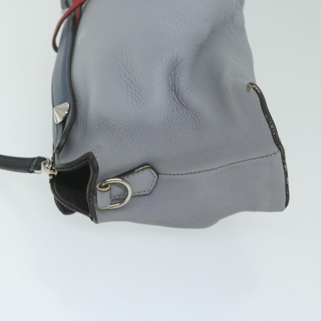 FENDI By The Way Shoulder Bag Leather Gray61939