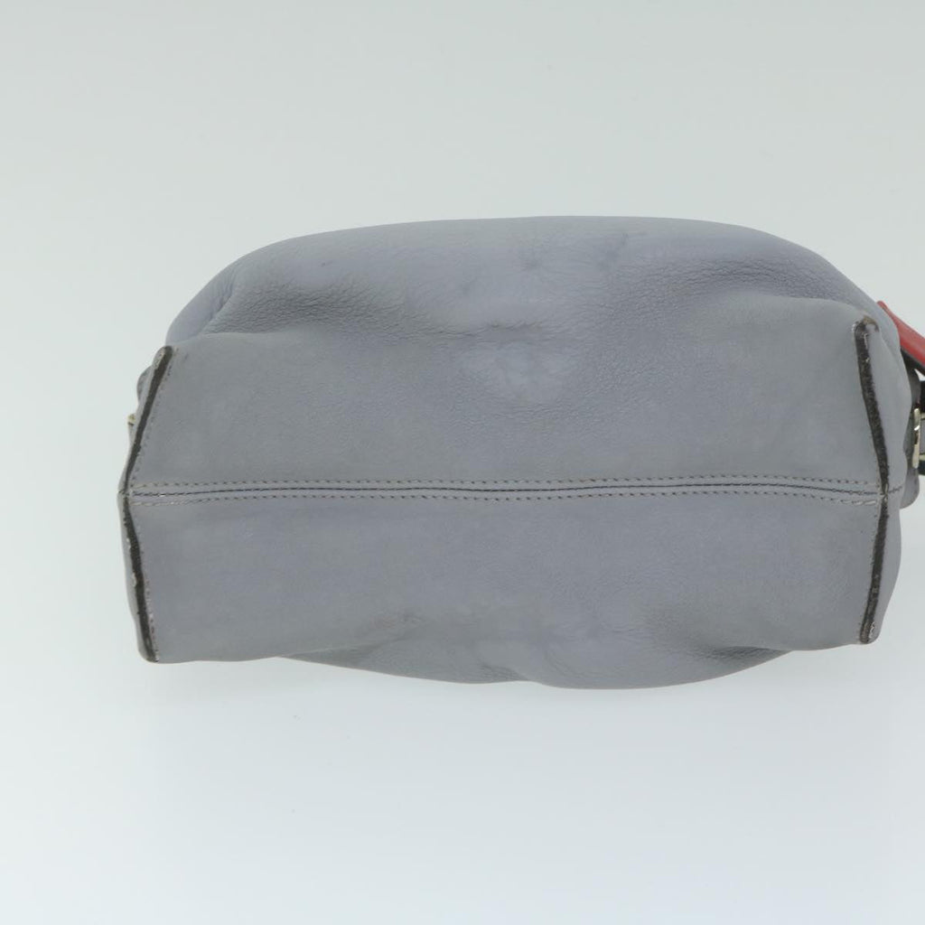 FENDI By The Way Shoulder Bag Leather Gray61939